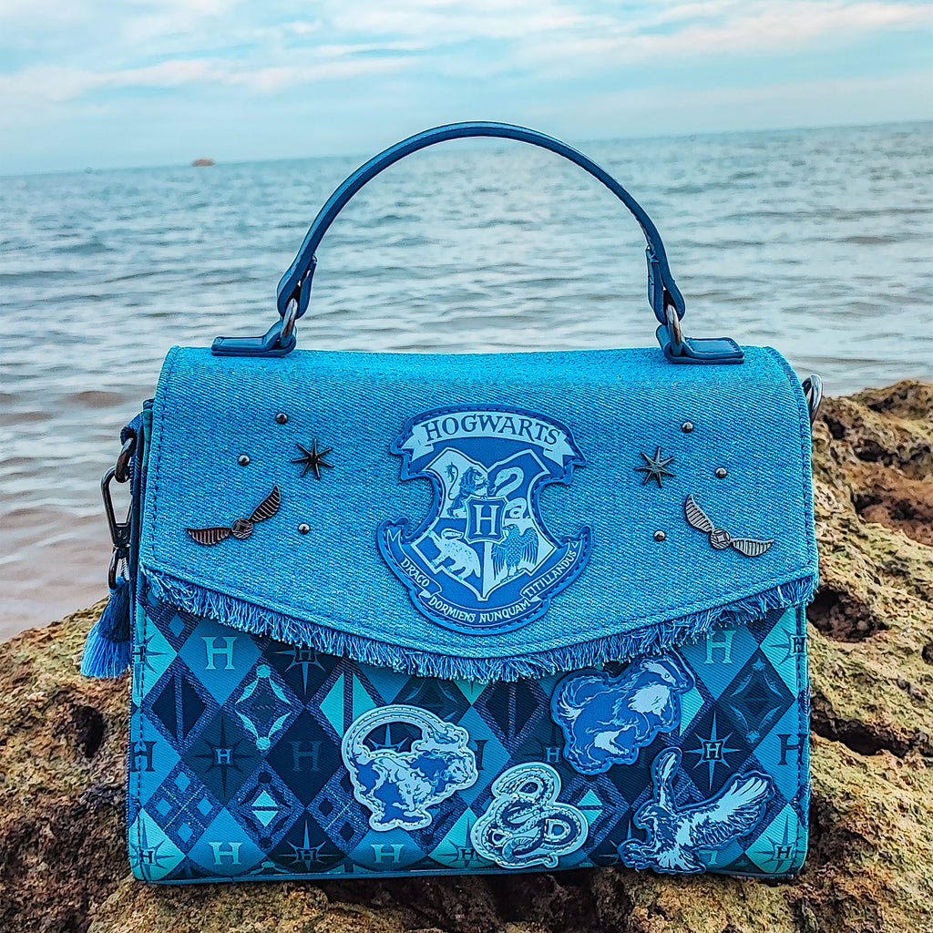 Produktbild Harry Potter - Hogwarts Denim Crossbody Tasche