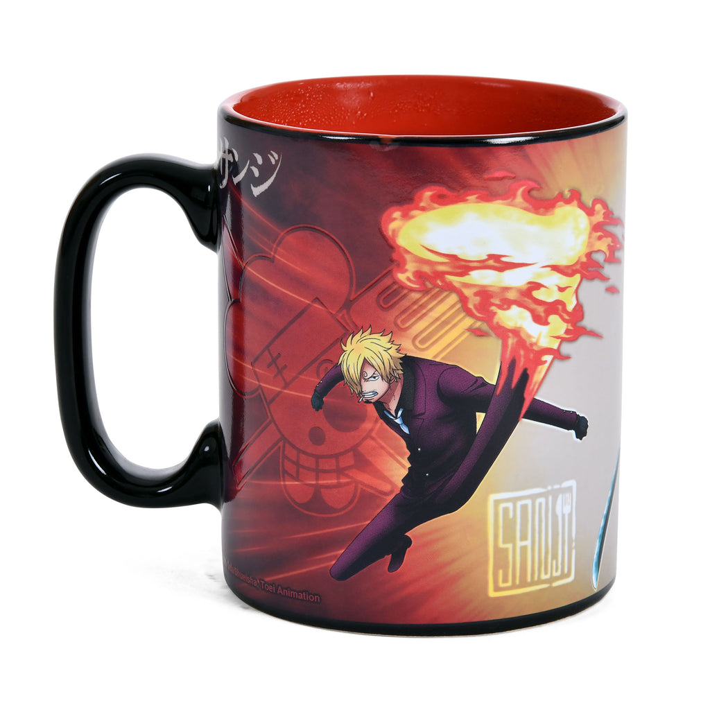 Produktbild One Piece - Zoro & Sanji Thermoeffekt Tasse