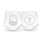 Produktbild Der Herr der Ringe - Tänzelndes Pony & Gondor Gläser 2er Set