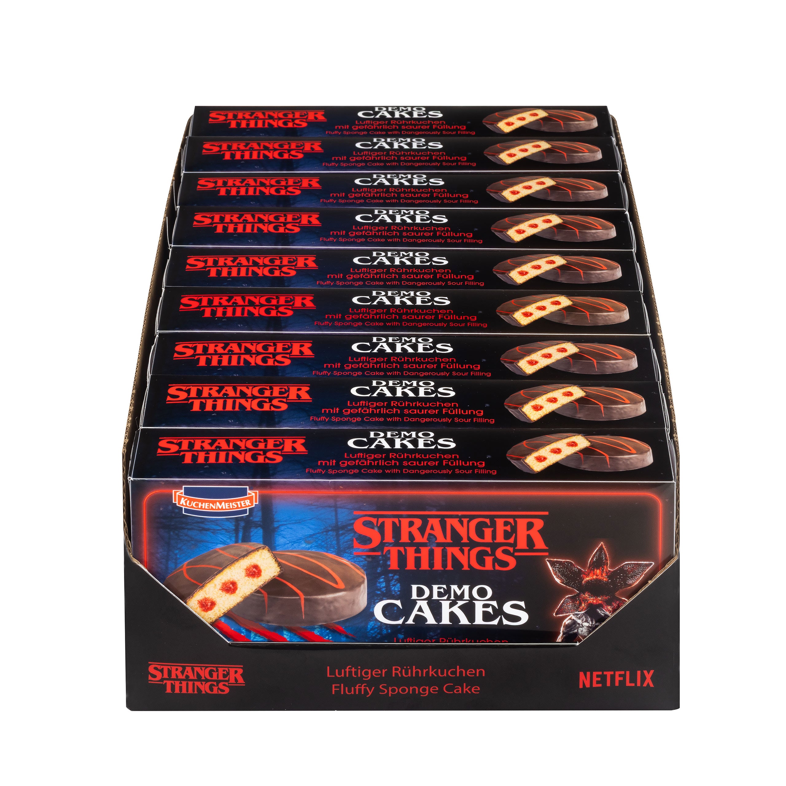 Produktbild Stranger Things - Demo Cakes Rührkuchen 9er Display