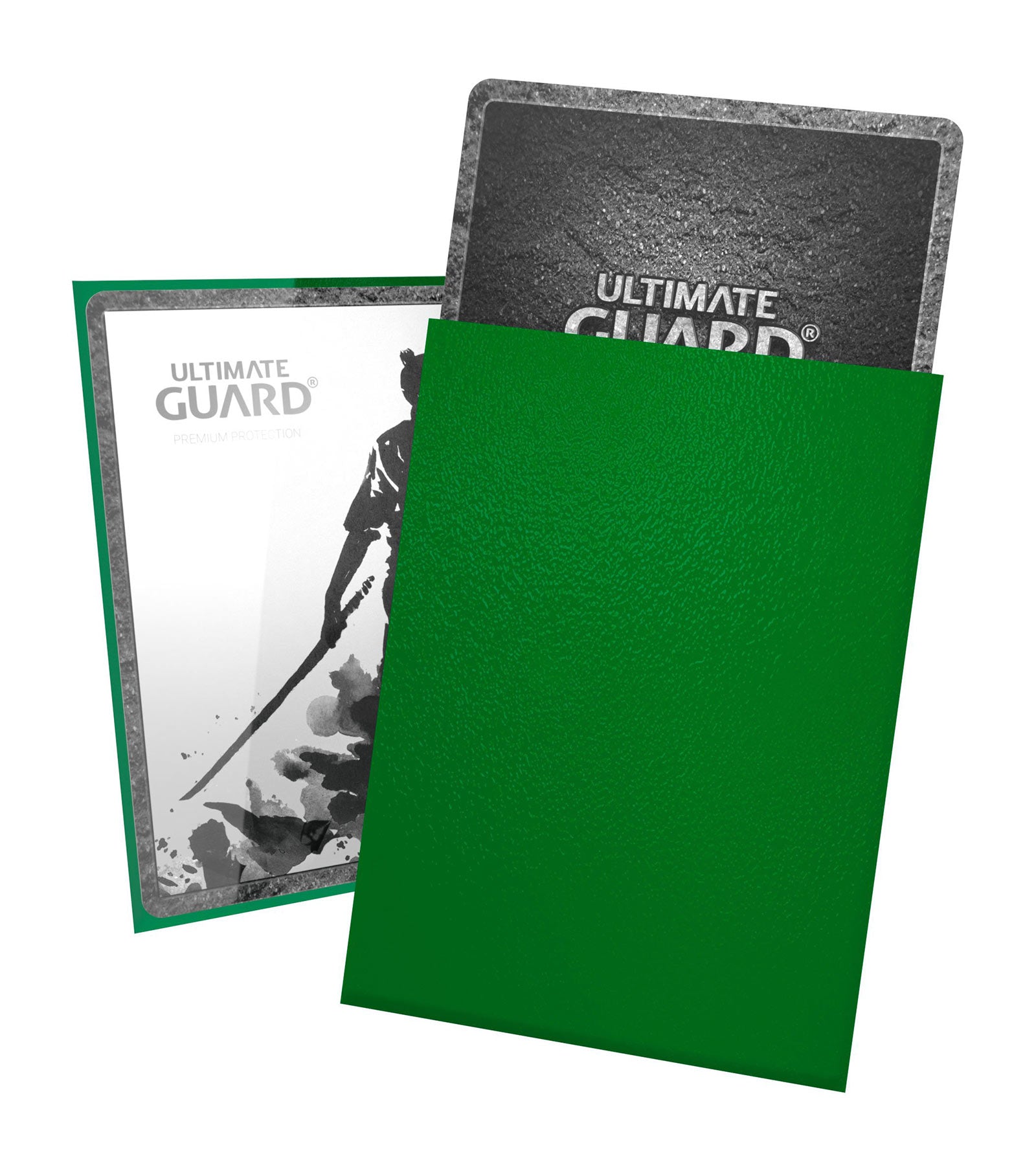 Produktbild Katana Kartenhüllen grün 100er Set Ultimate Guard für TCG Standardgröße