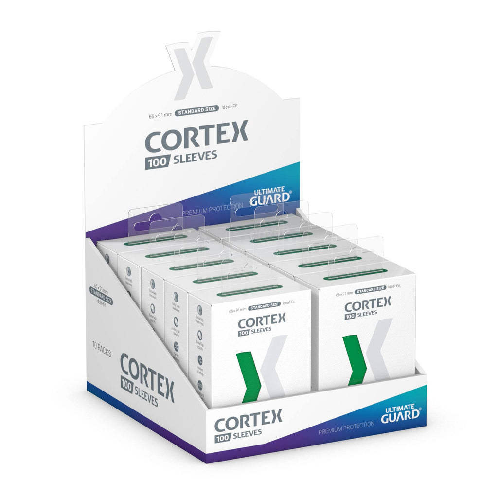 Produktbild Cortex Kartenhüllen grün 100er Set Ultimate Guard für TCG Standardgröße