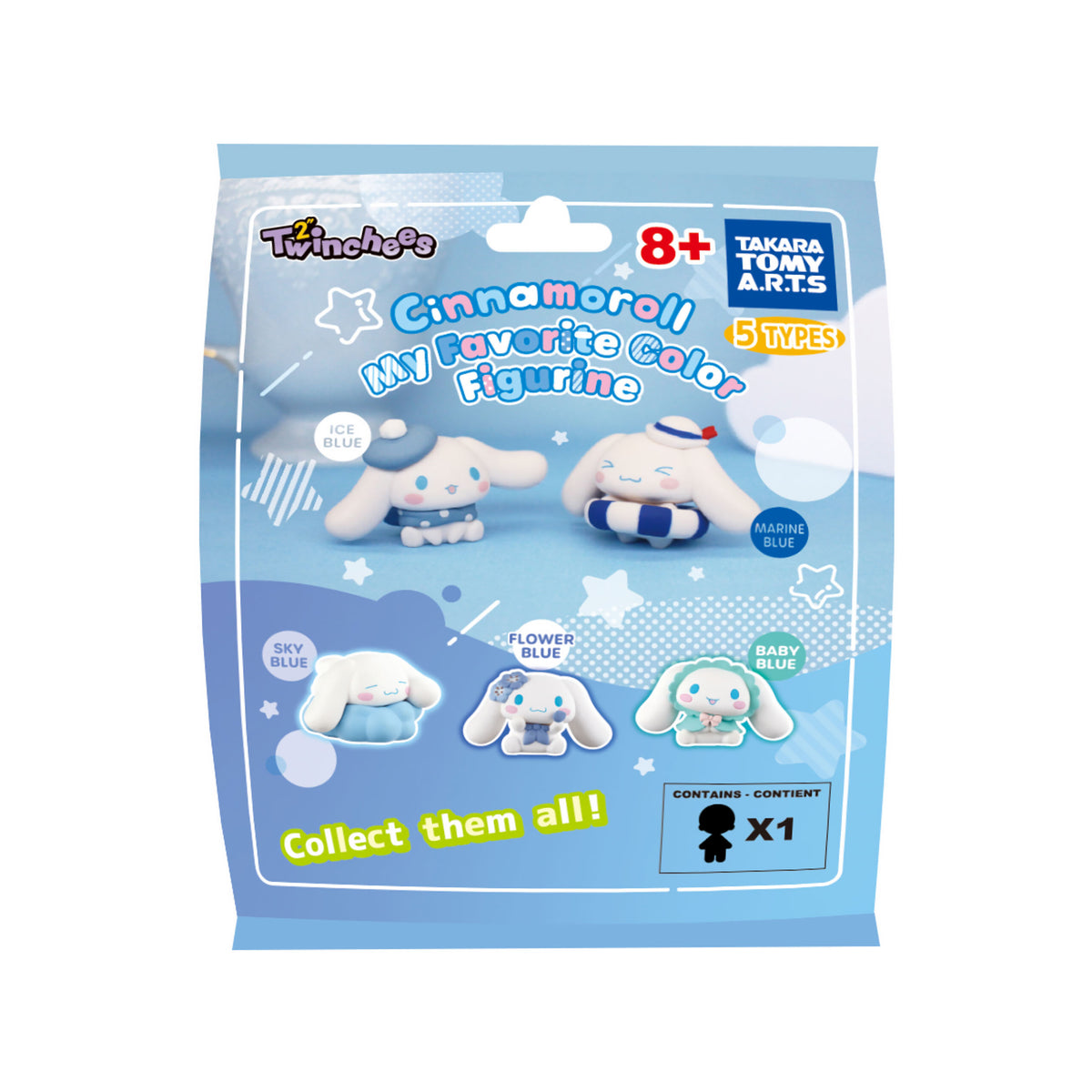 Produktbild Sanrio - Cinamoroll My Favourite Colour Mystery Twinchees Figur