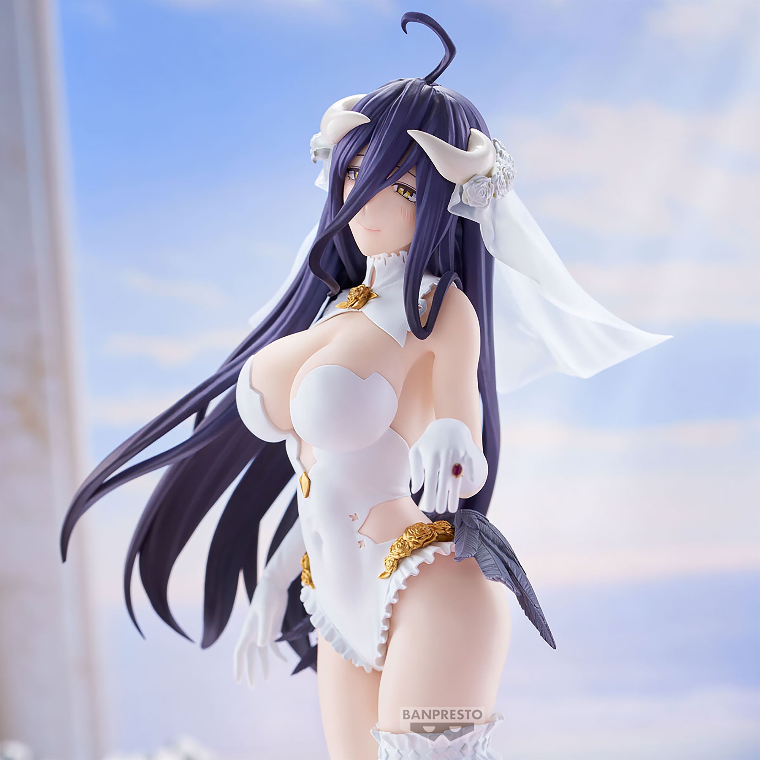 Produktbild Overlord - Albedo Glitter & Glamours Figur Wedding Version