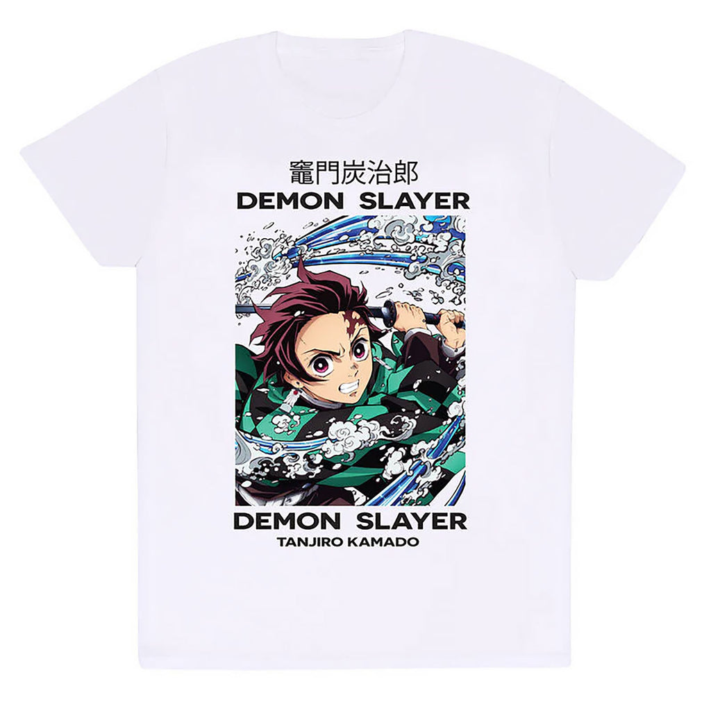 Produktbild Demon Slayer - Tanjiro Whirlpool T-Shirt weiß