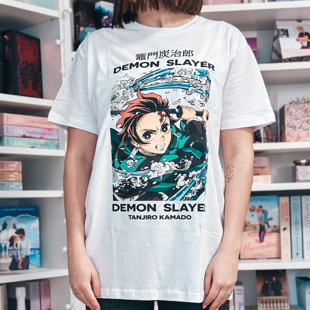 Produktbild Demon Slayer - Tanjiro Whirlpool T-Shirt weiß