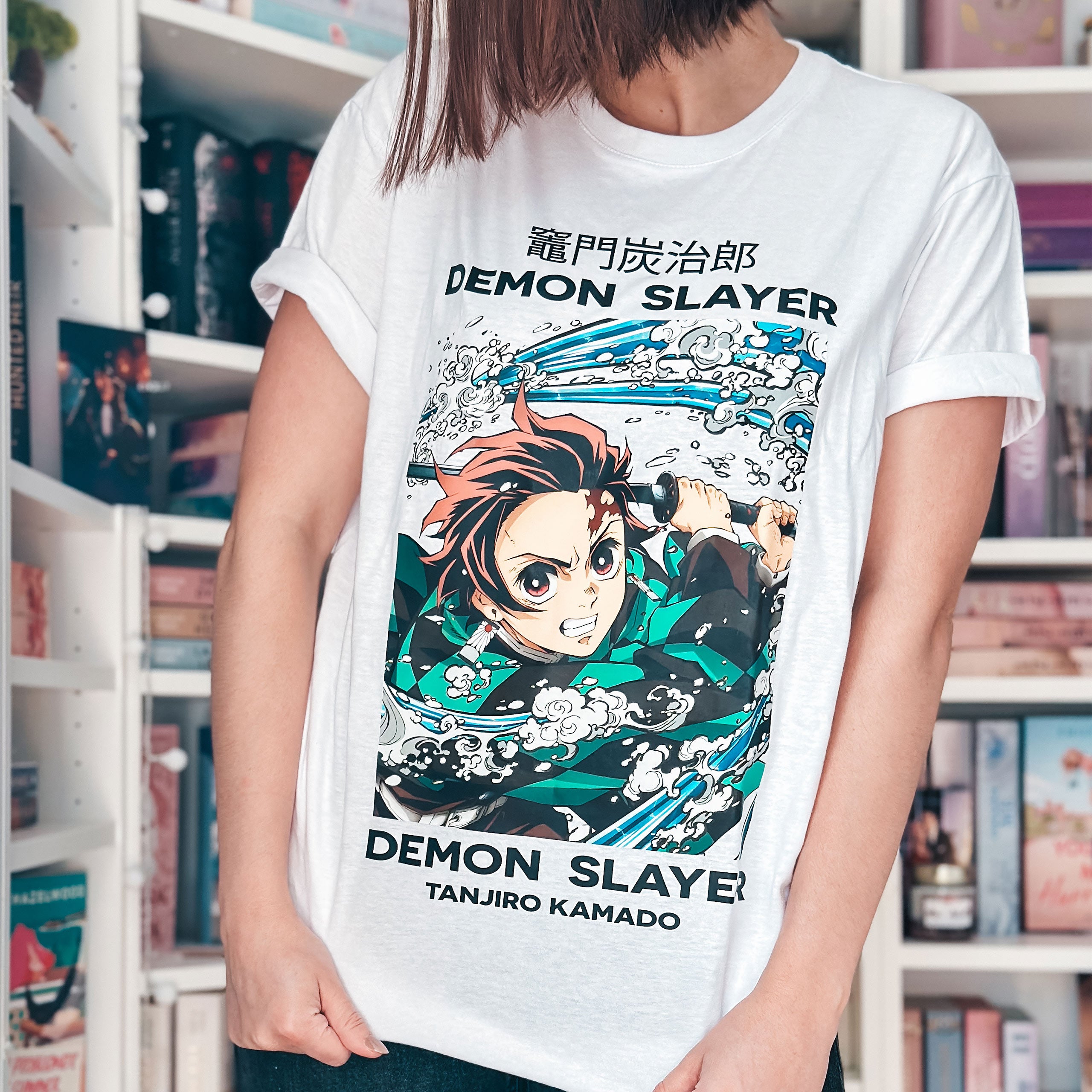 Produktbild Demon Slayer - Tanjiro Whirlpool T-Shirt weiß