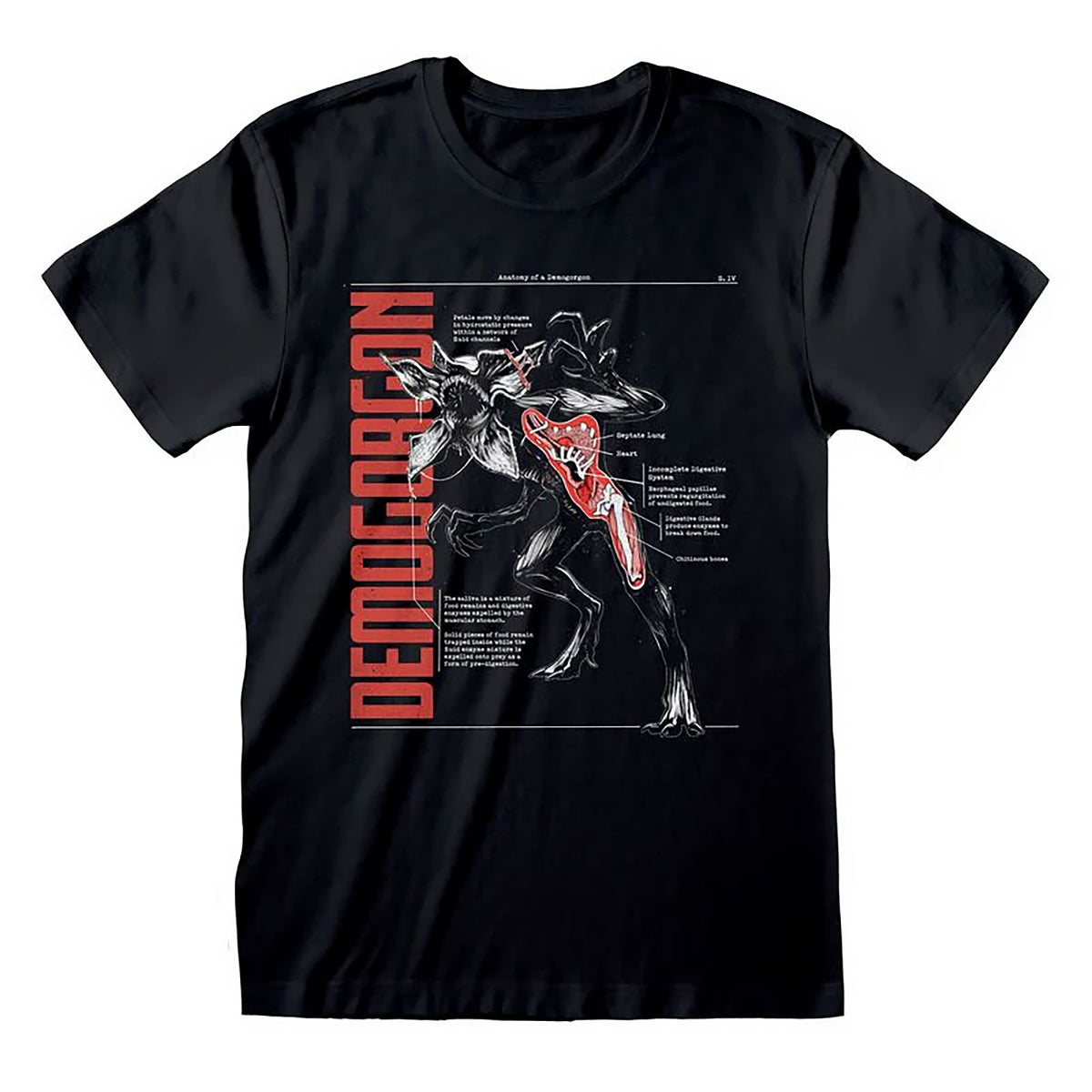 Produktbild Stranger Things - Anatomy of a Demogorgon T-Shirt