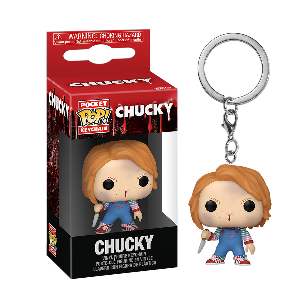 Produktbild Chucky - Scarred Chucky Funko Pop Schlüsselanhänger