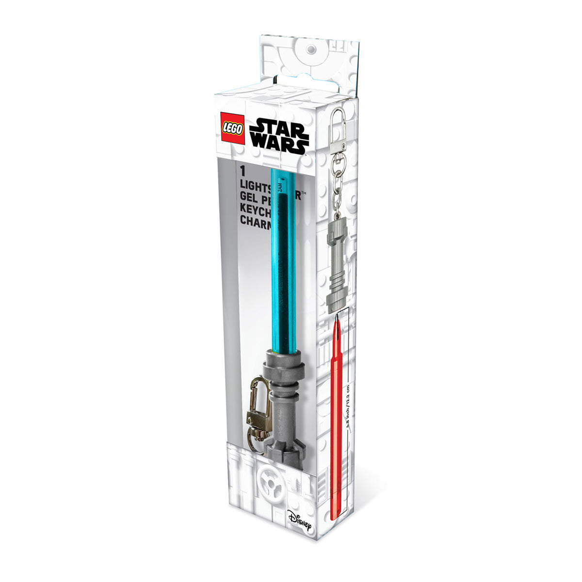 Produktbild Star Wars - LEGO Lichtschwert Gelstift mit Karabiner blau