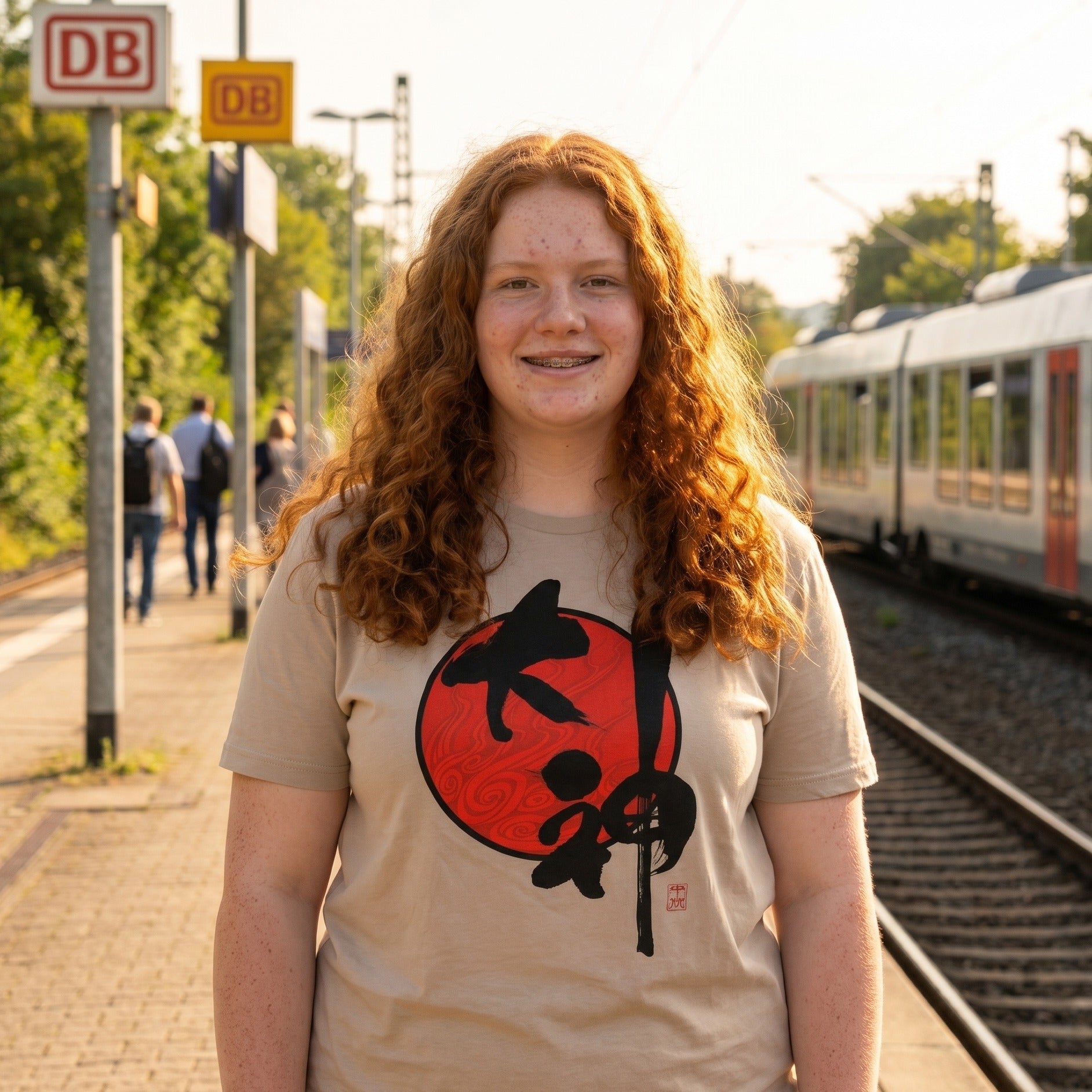Produktbild Okami - Logo T-Shirt beige