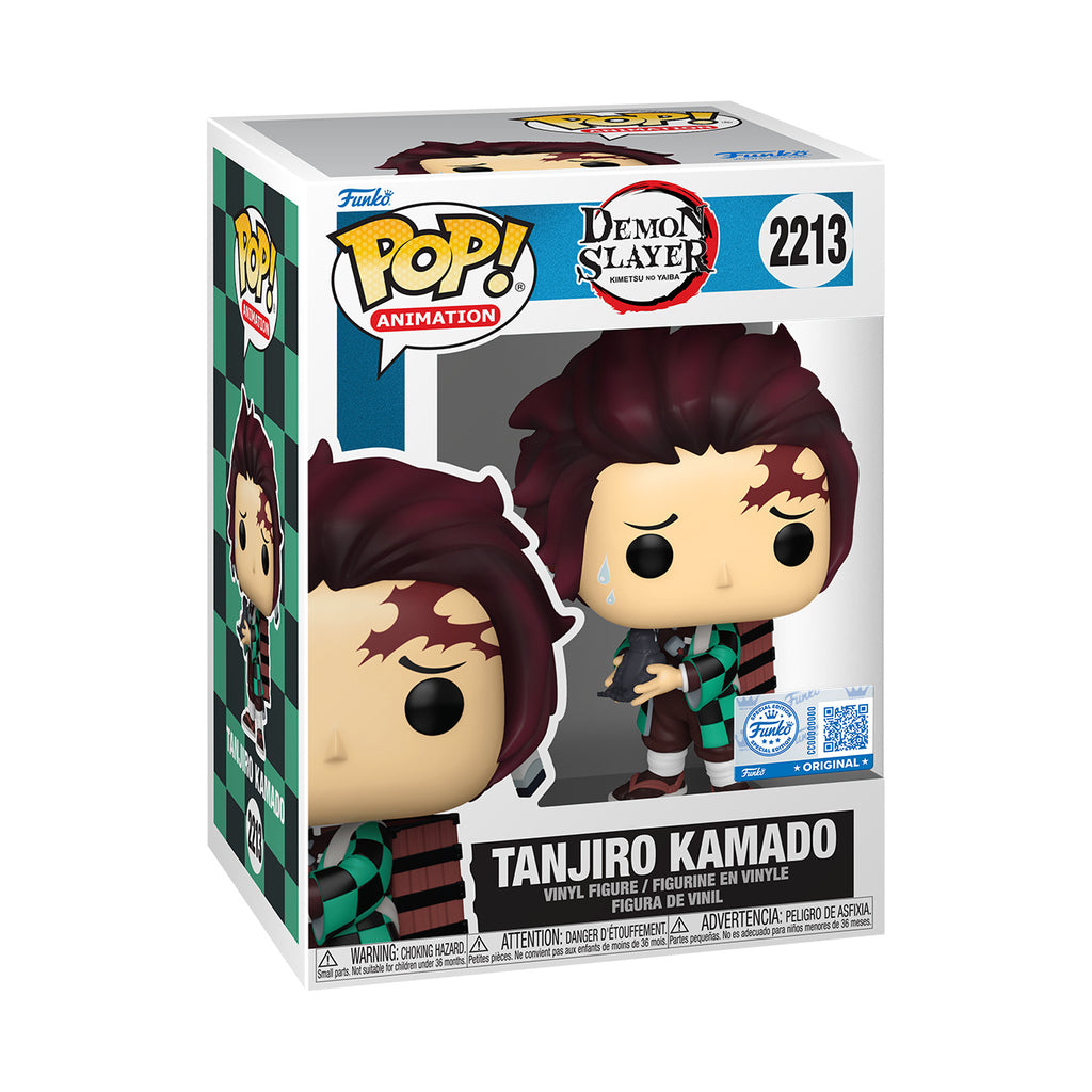 Demon Slayer - Tanjiro mit Krähe Funko Pop Figur