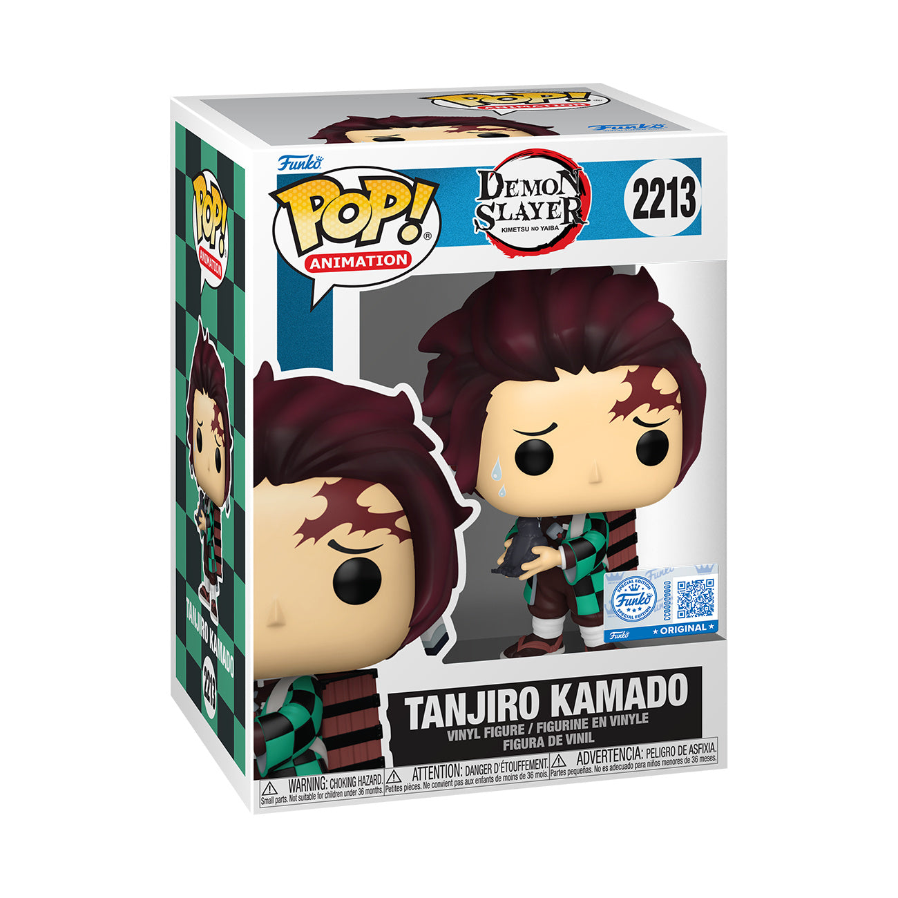 Produktbild Demon Slayer - Tanjiro mit Krähe Funko Pop Figur