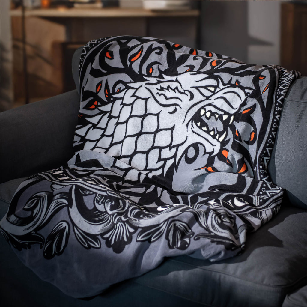 Produktbild Stark Wappen Flauschdecke - Game of Thrones