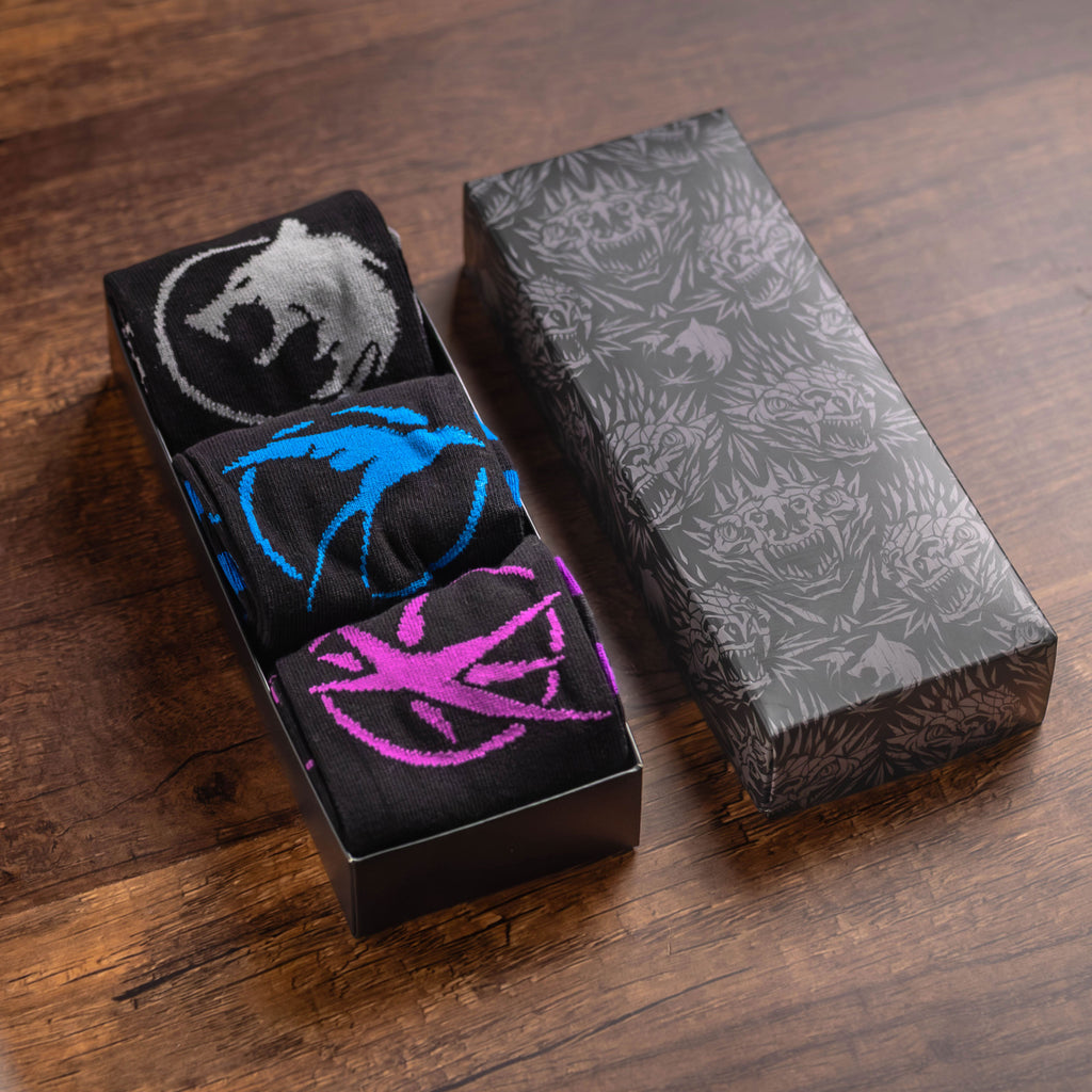 Produktbild The Witcher - Symbols Socken 3er Set in Geschenkbox