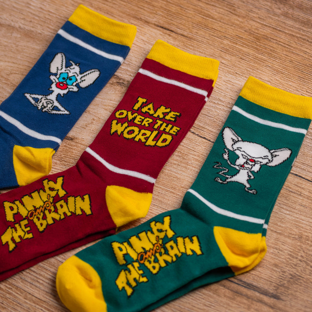 Produktbild Pinky und der Brain - Pinky und Brain Socken 3er Set in Geschenkbox