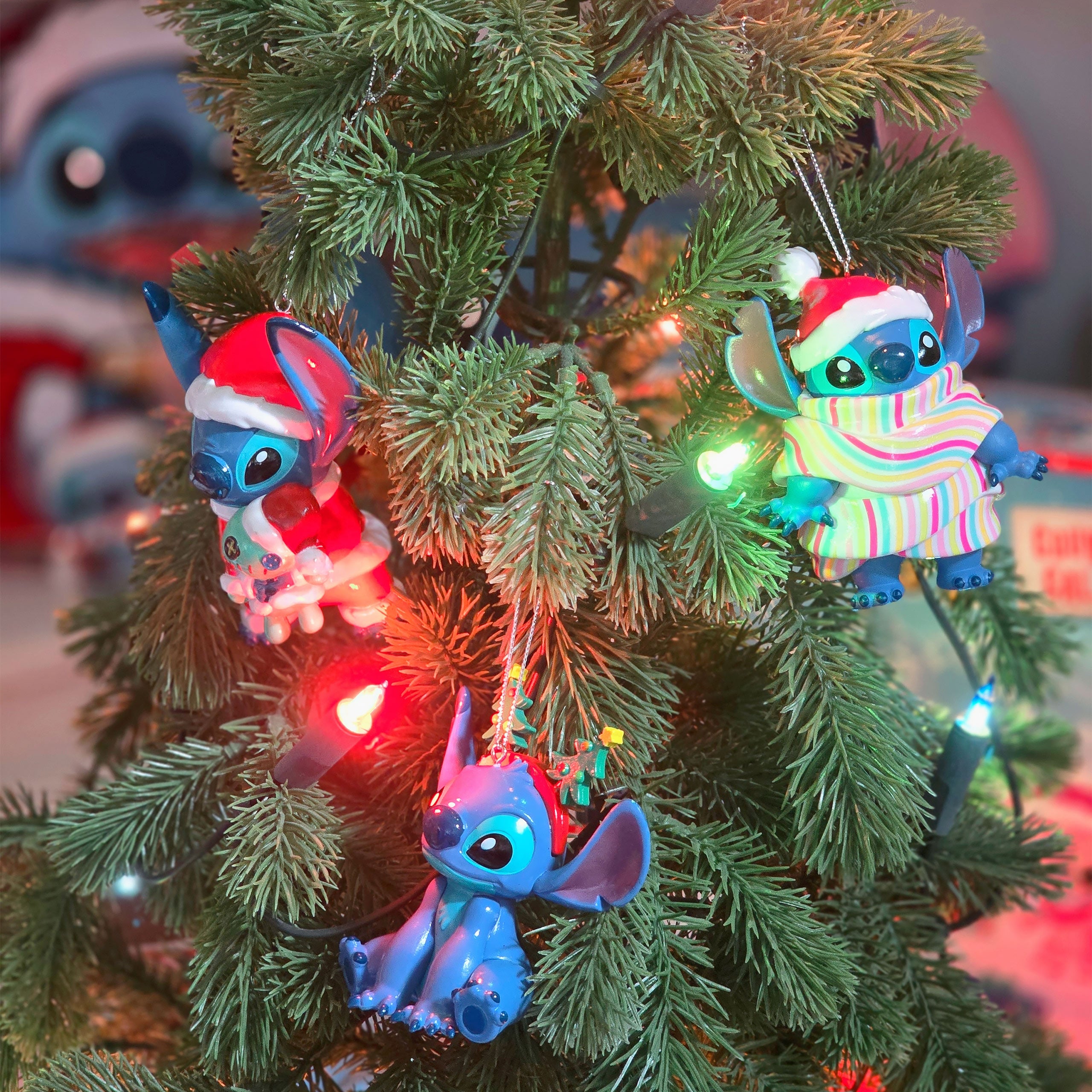 Product image Stitch Sitting Christmas Tree Ornament - Lilo & Stitch