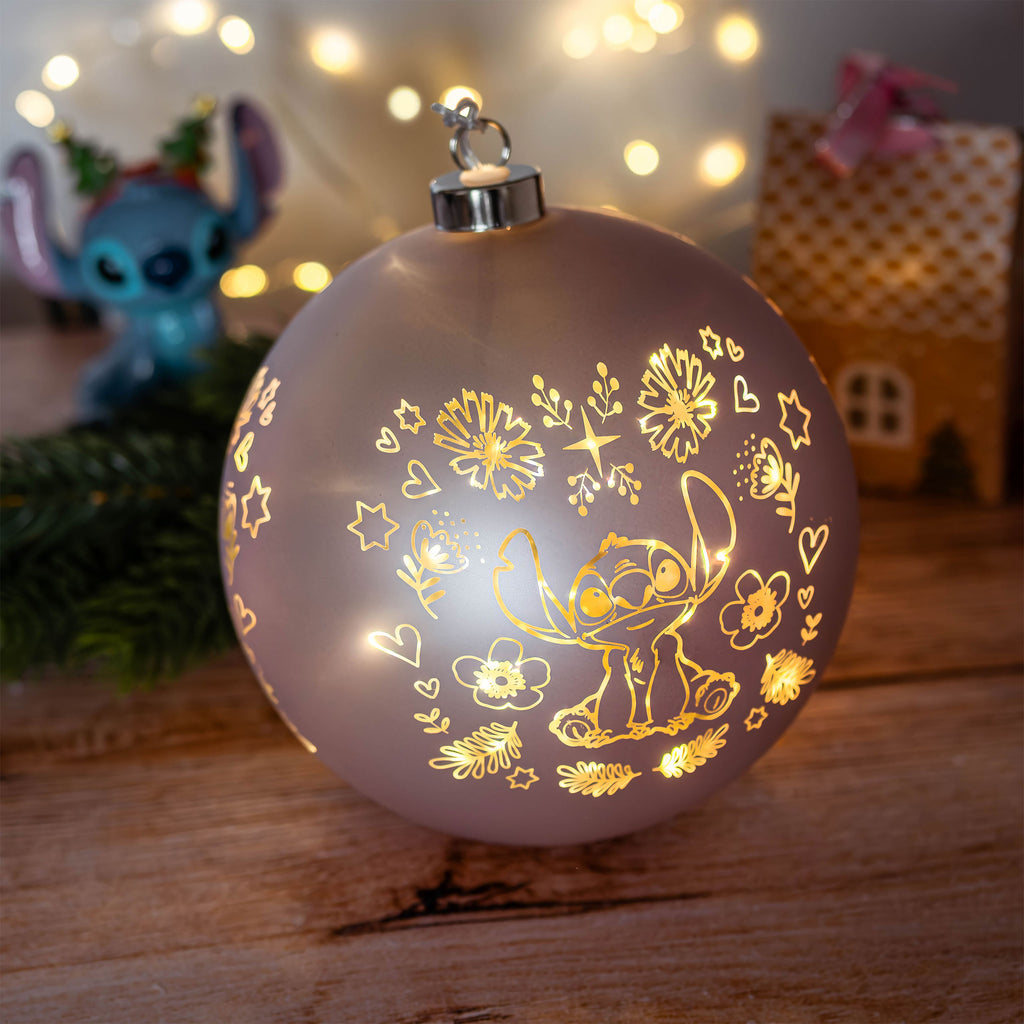 Produktbild Stitch Weihnachtsbaumkugel mit Licht - Lilo & Stitch