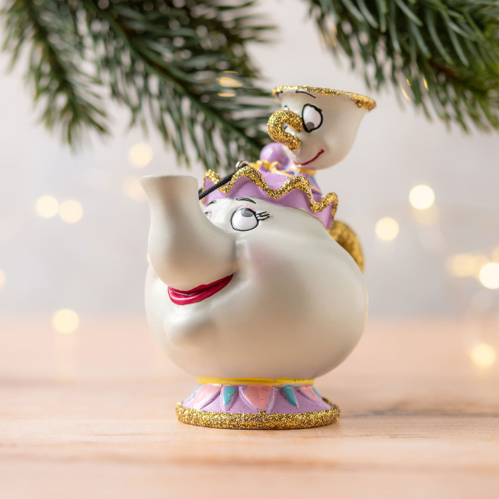 Produktbild Die Schöne und das Biest - Madame Pottine und Tassilo Weihnachtsbaum-Schmuck