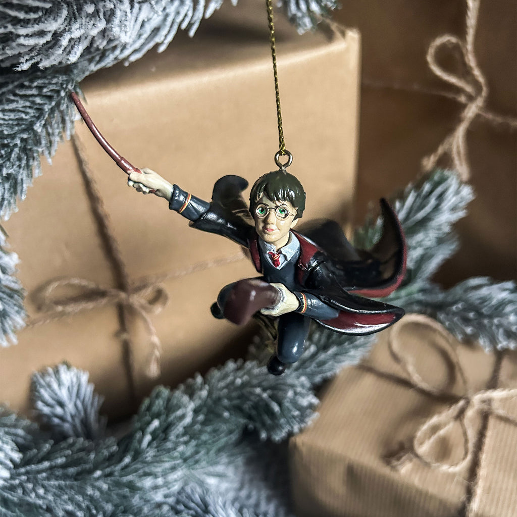 Produktbild Harry mit Nimbus 2000 Weihnachtsbaum-Schmuck - Harry Potter