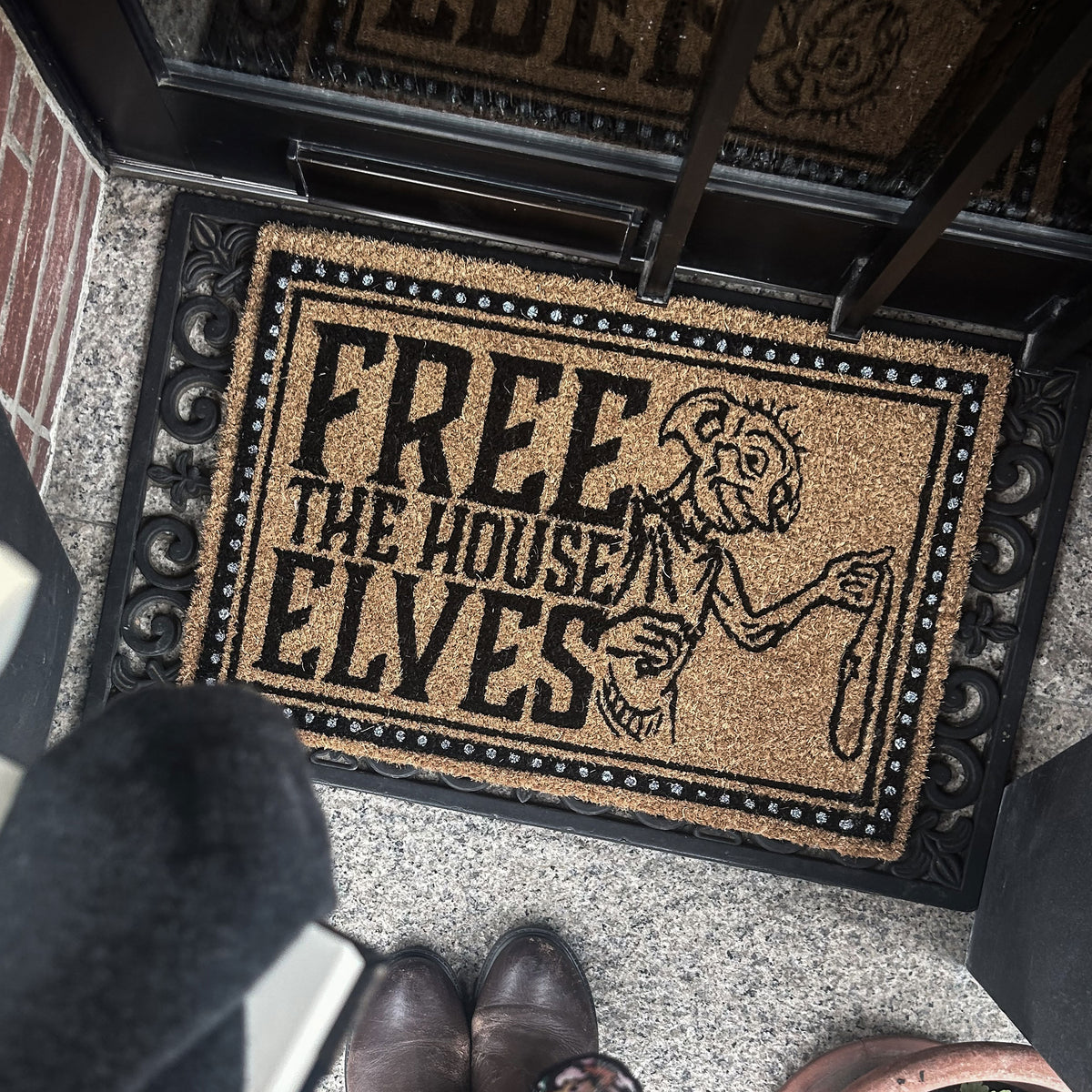 Produktbild Harry Potter - Free the House of Elves Fußmatte