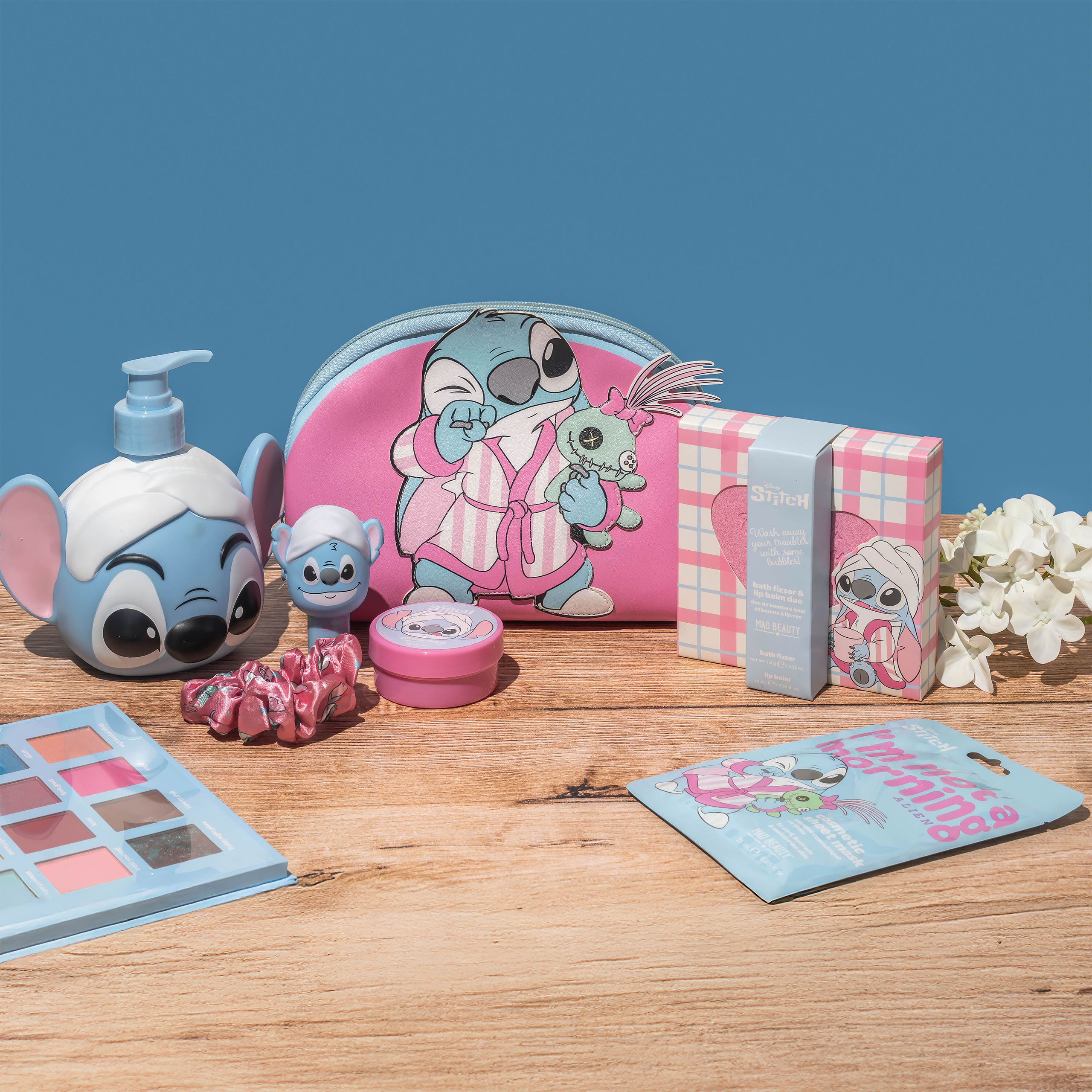 Produktbild Stitch Lippenbalsam und Badefizzer Kosmetikset - Lilo & Stitch