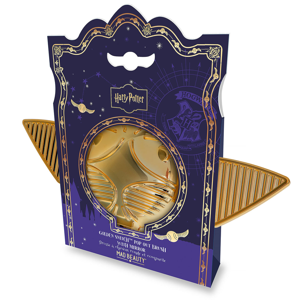 Produktbild Harry Potter - Goldener Schnatz Pop-out Haarbürste