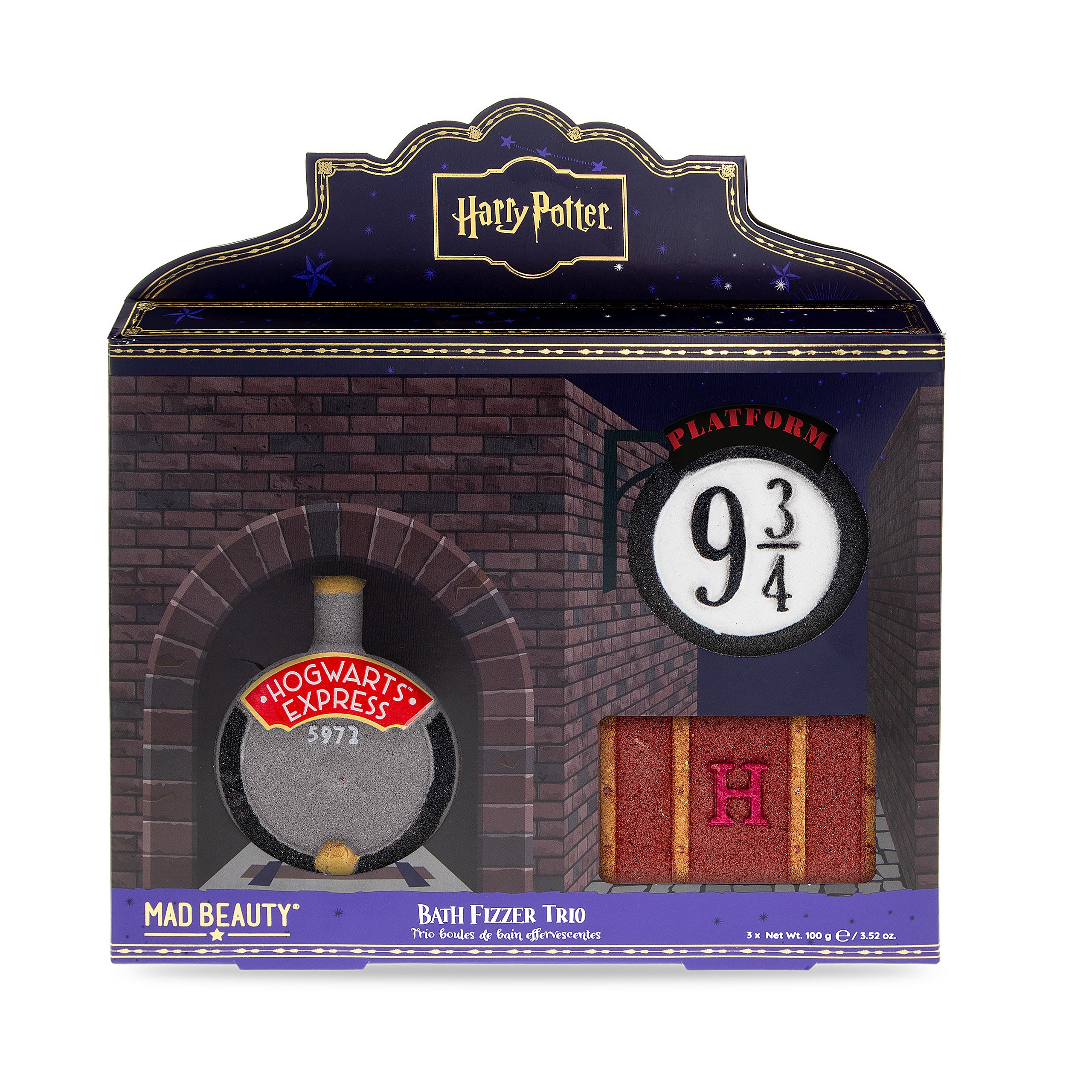 Produktbild Harry Potter - Gleis 9 3/4 Badefizzer 3er Set