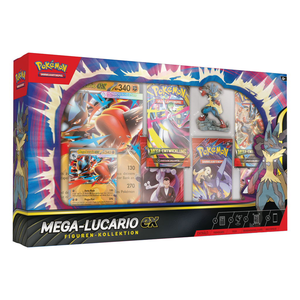 Pokemon - Mega-Lucario-Ex Sammelkarten Premium Figuren Kollektion
