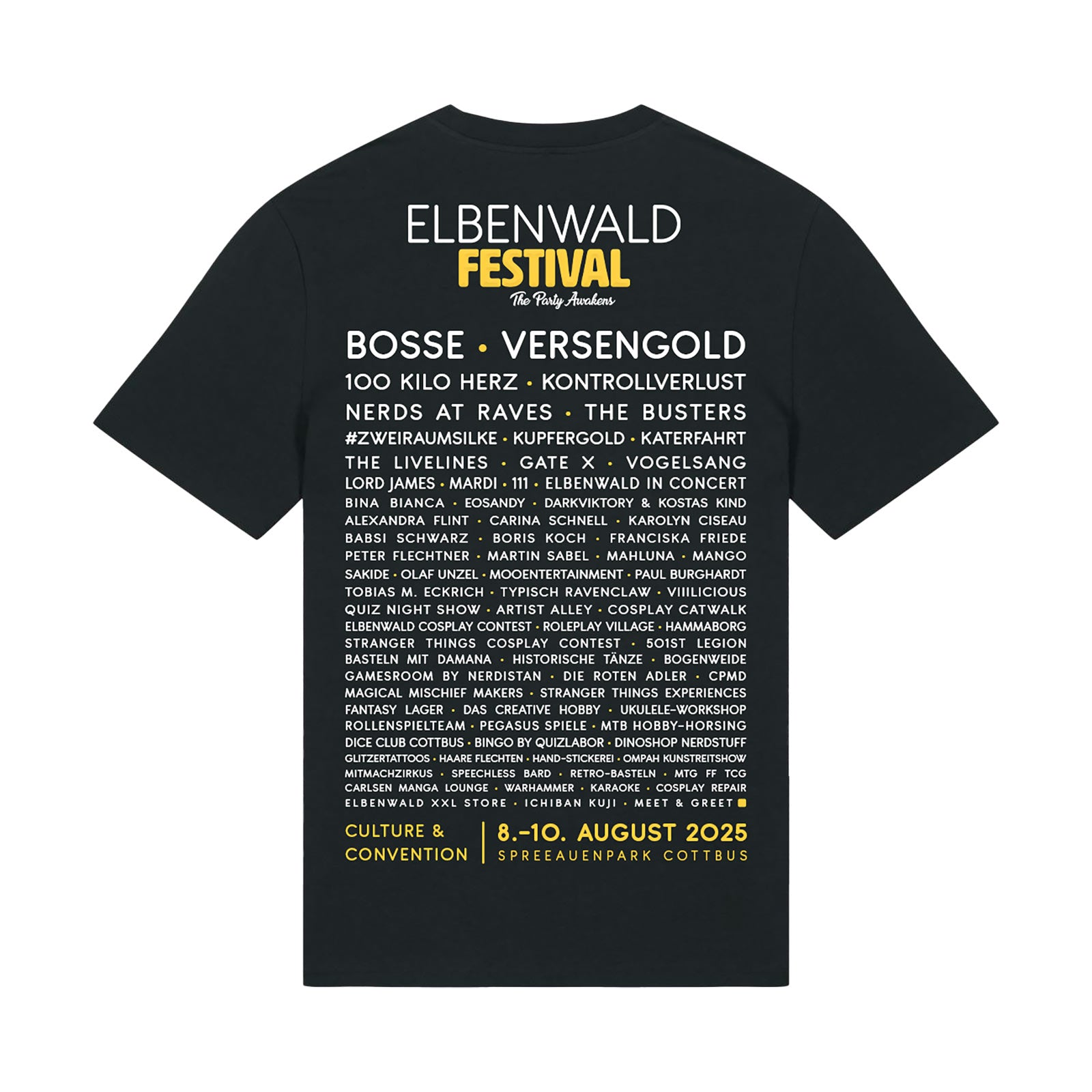 Produktbild Elbenwald Festival - Tape Shirt schwarz