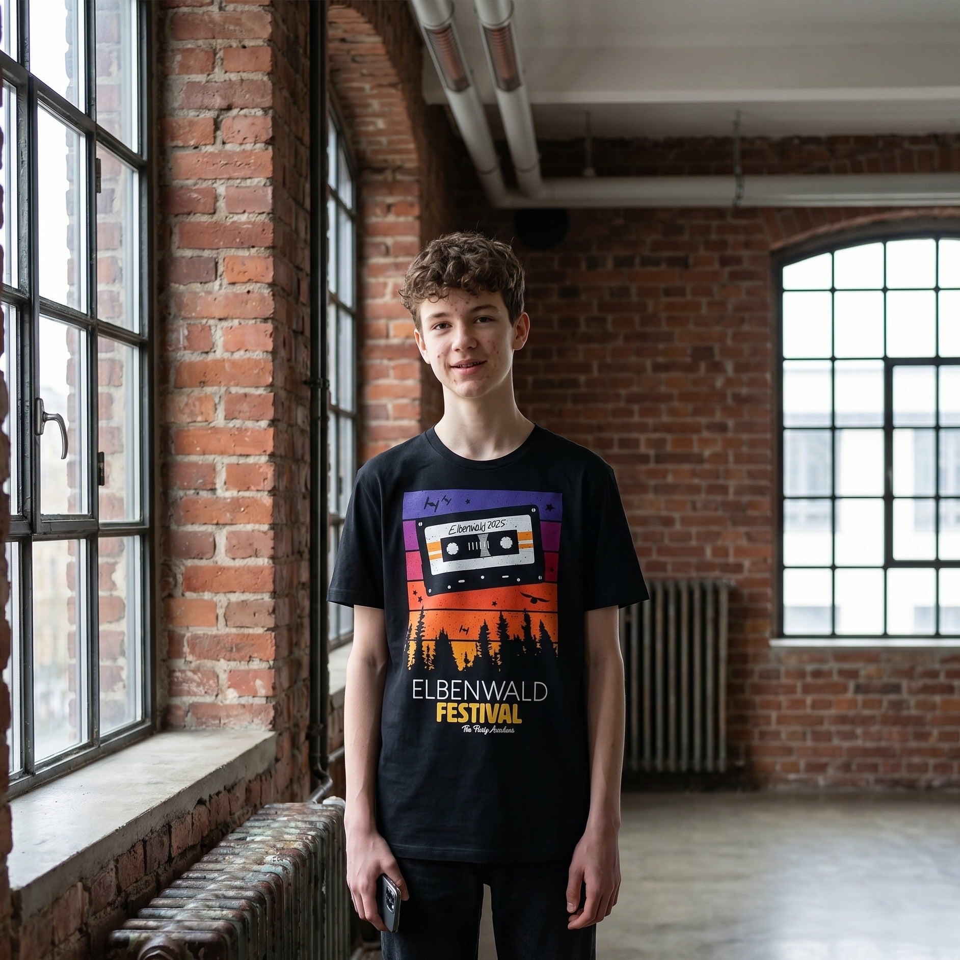 Produktbild Elbenwald Festival - Tape Shirt schwarz