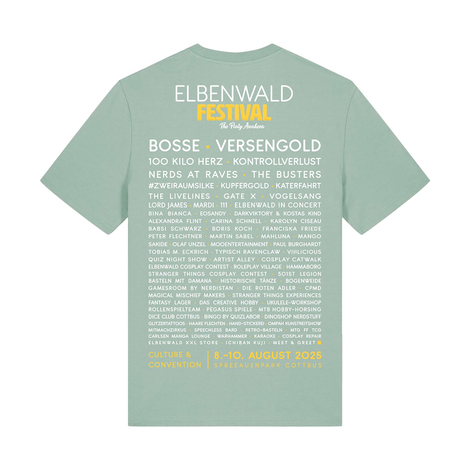 Produktbild Elbenwald Festival - Line Up T-Shirt