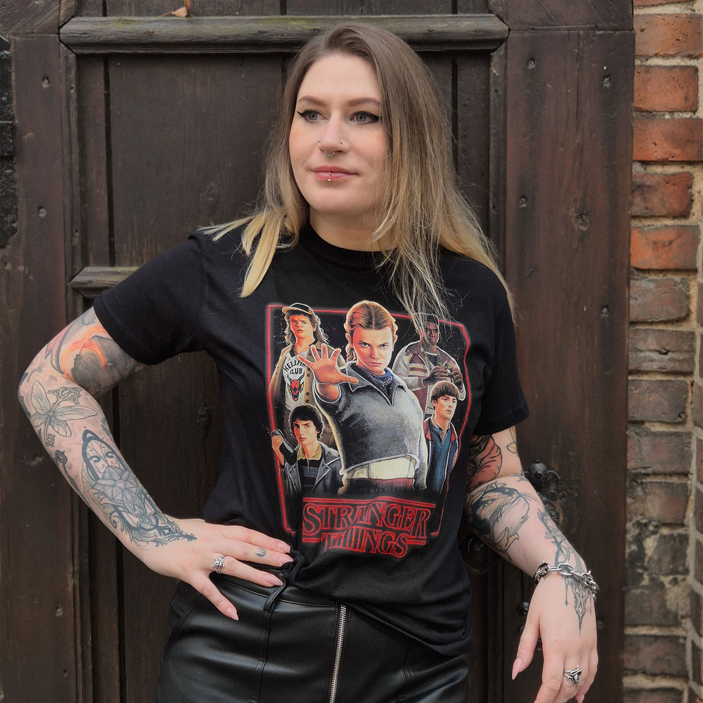 Produktbild Final Season Characters T-Shirt - Stranger Things