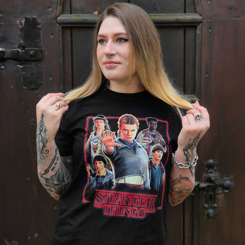 Produktbild Final Season Characters T-Shirt - Stranger Things