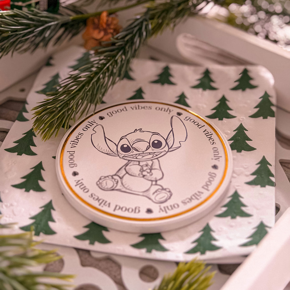 Produktbild Stitch Untersetzer - Lilo & Stitch