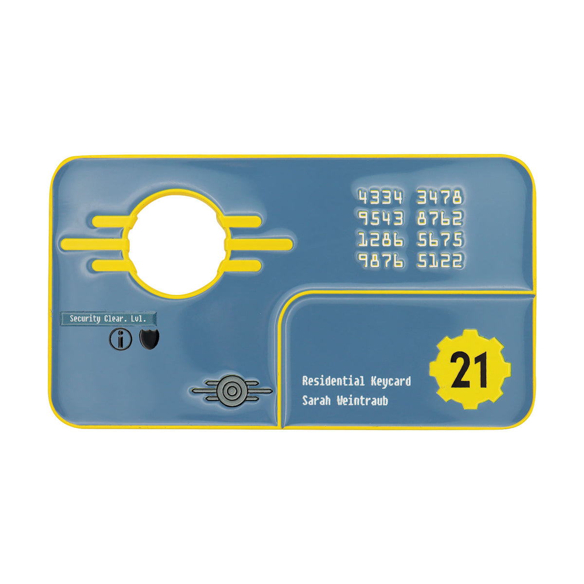 Produktbild Fallout: New Vegas - Vault 21 Security Keycard Replik Limited Edition