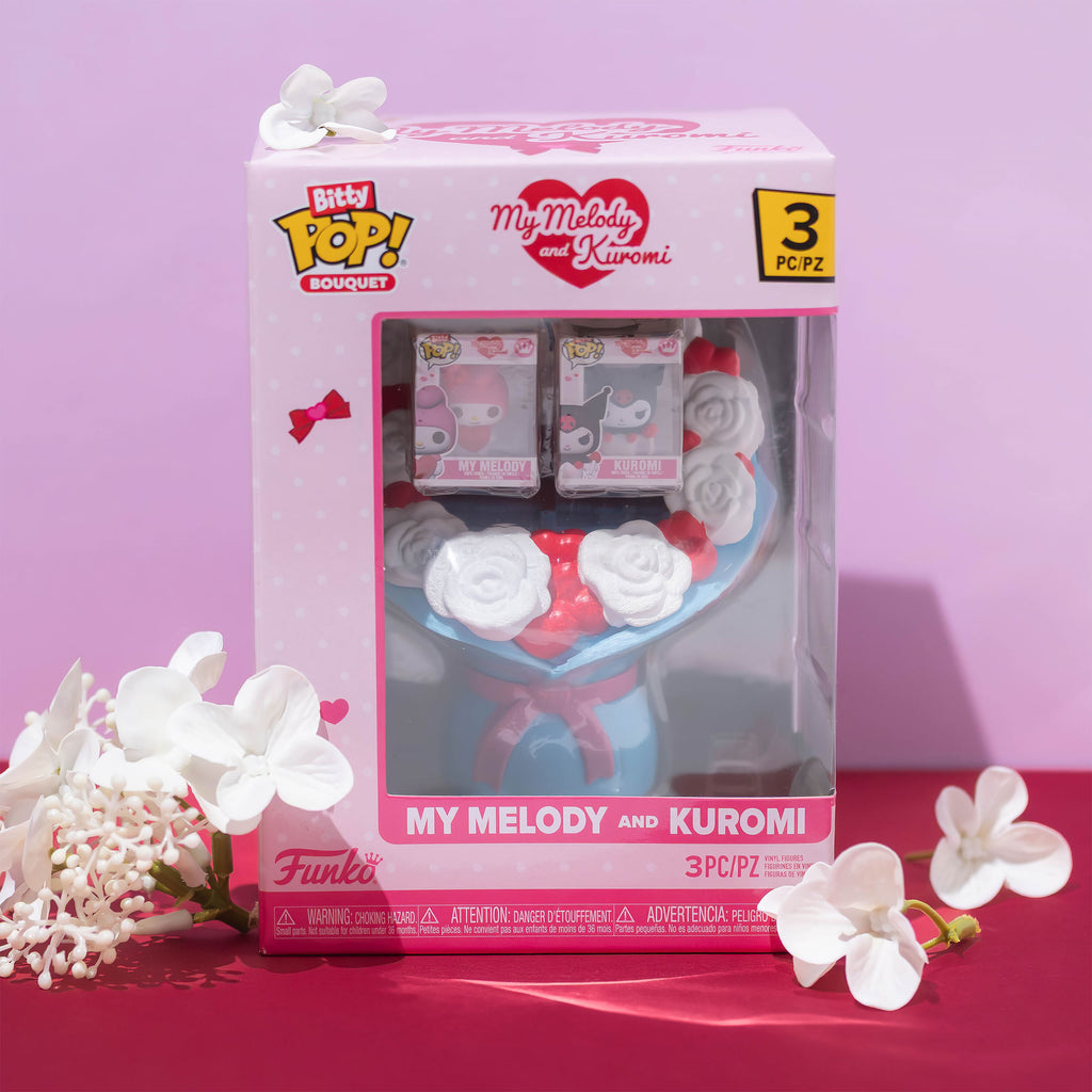 Produktbild Hello Kitty and Friends Kuromi und Hello Kitty Valentines Funko Bitty Pop Bouquet - Sanrio