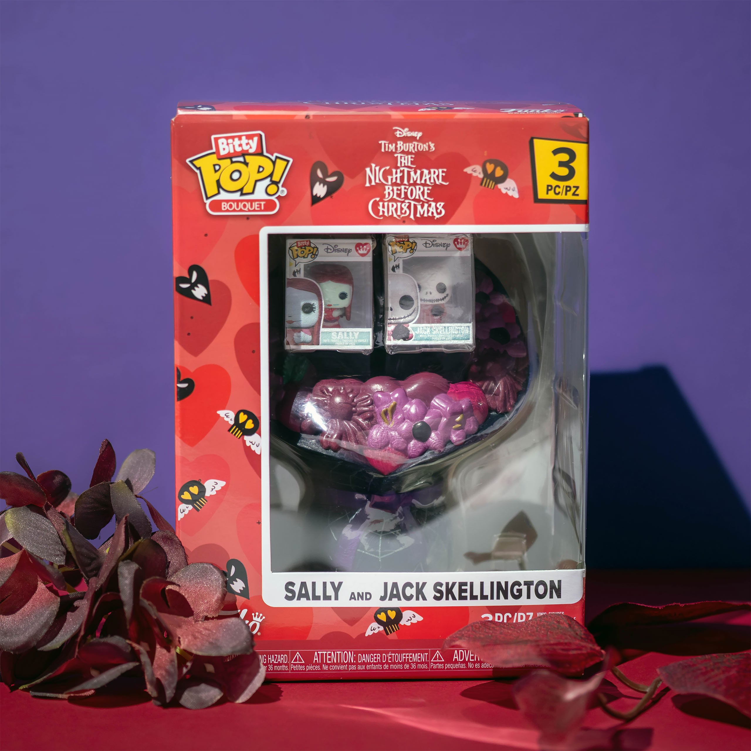 Produktbild Nightmare Before Christmas - Sally und Jack Valentines Funko Bitty Pop Bouquet