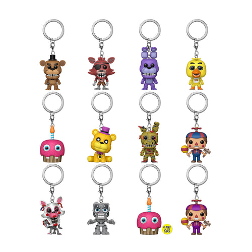 Produktbild Five Nights at Freddys - Mystery Funko Pop Schlüsselanhänger
