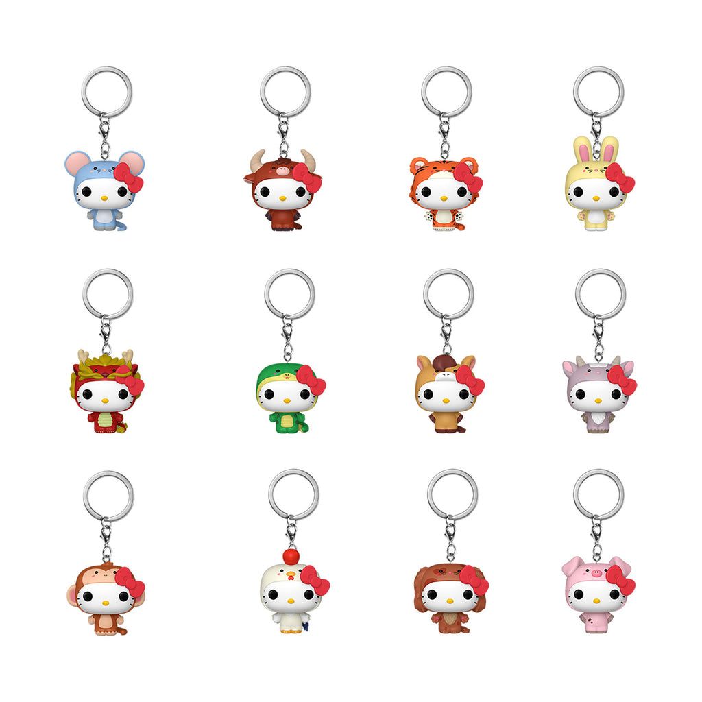 Produktbild Hello Kitty and Friends Animals Mystery Funko Pop Schlüsselanhänger - Sanrio