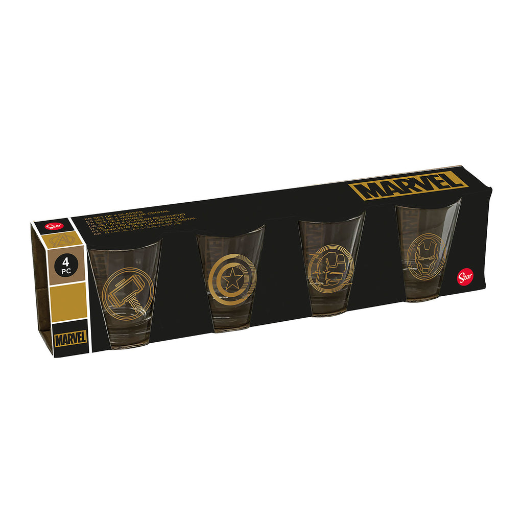 Produktbild Marvel - Symbols Gläser 4er Set