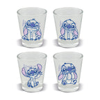 Produktbild Stitch Aloha Gläser 4er Set - Lilo & Stitch