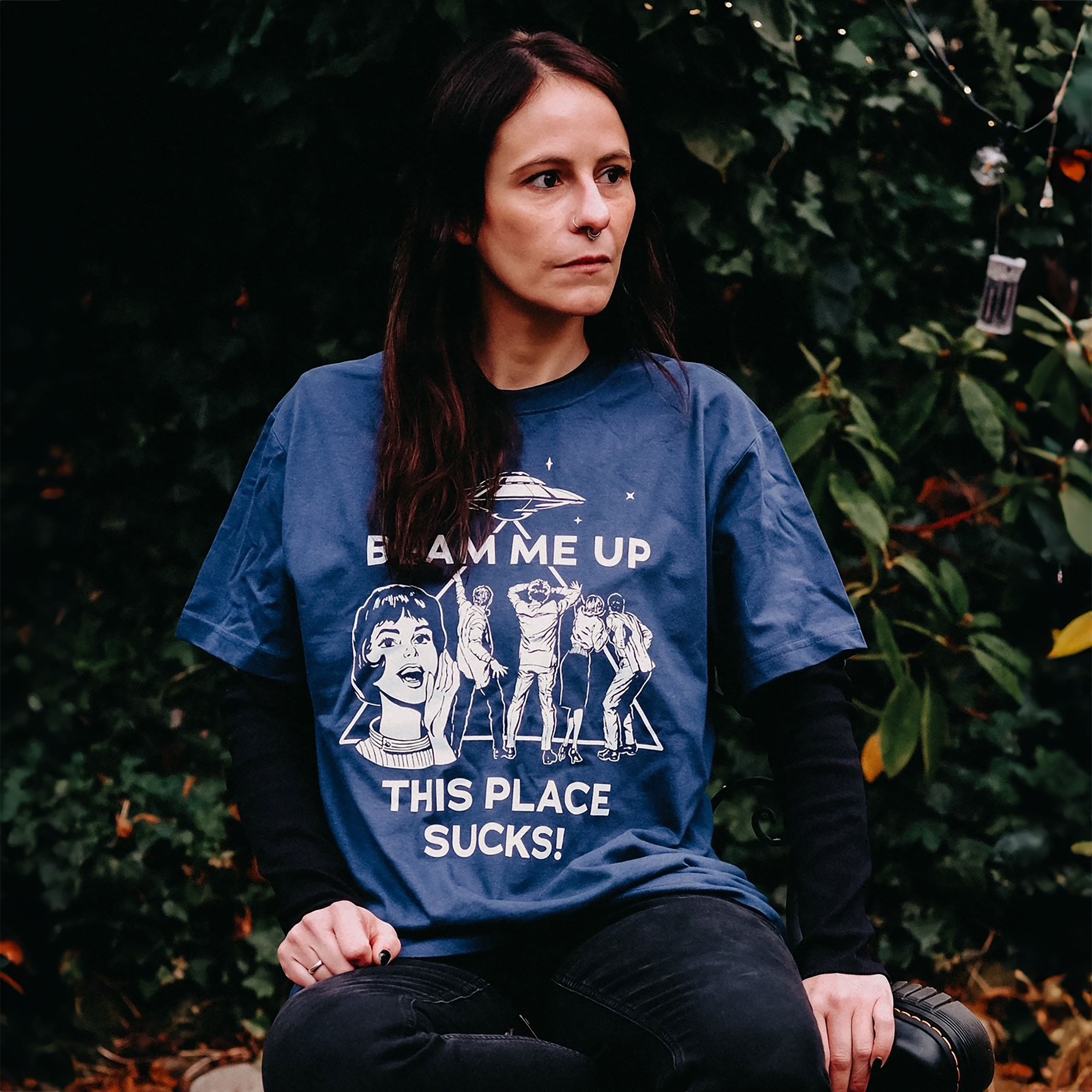 Produktbild Stranger Things - Beam Me Up T-Shirt