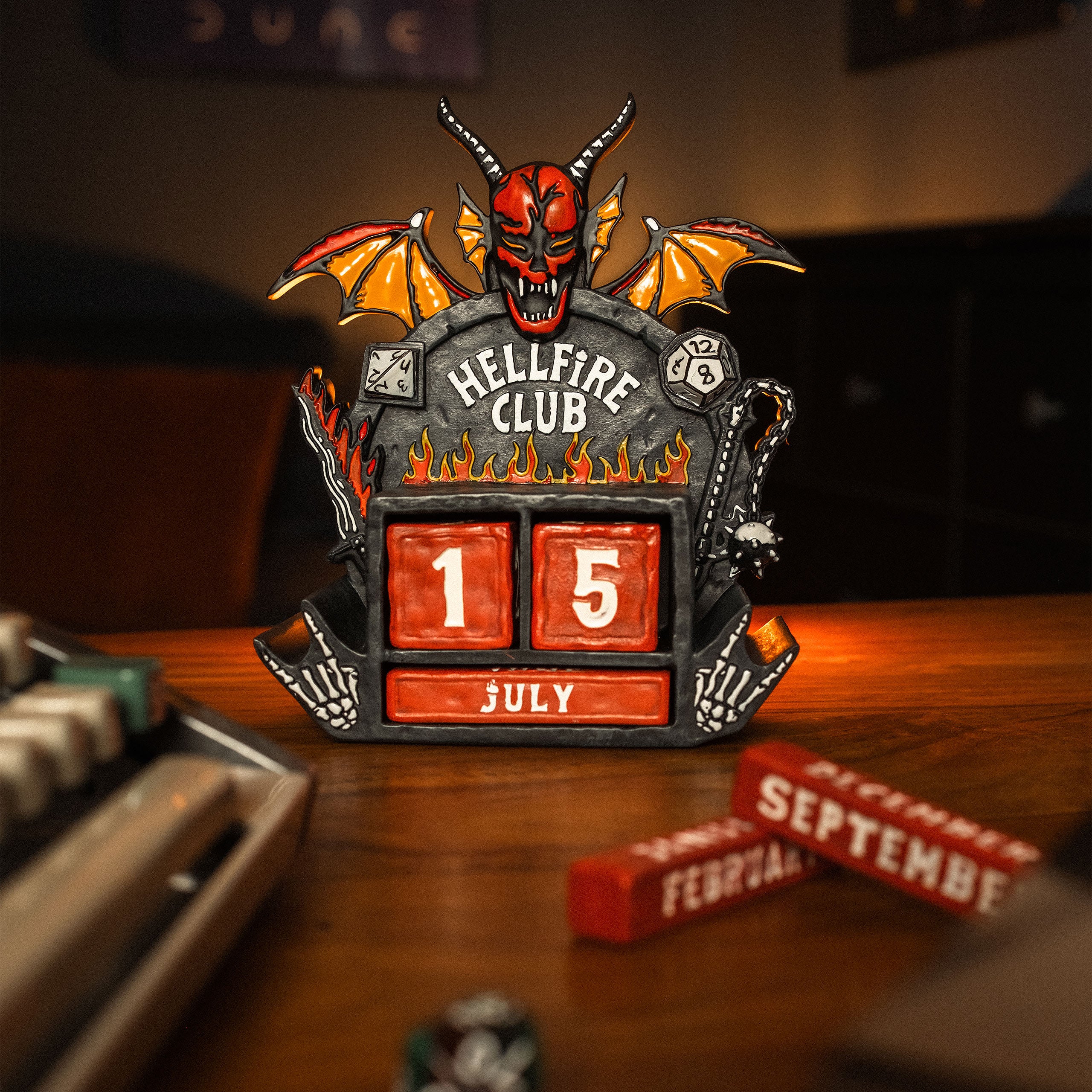 Produktbild Stranger Things - Hellfire Club 3D Jahres-Kalender