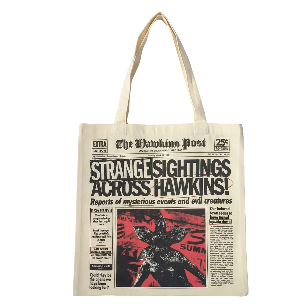 Produktbild Stranger Things - Strange Sightings Jutebeutel
