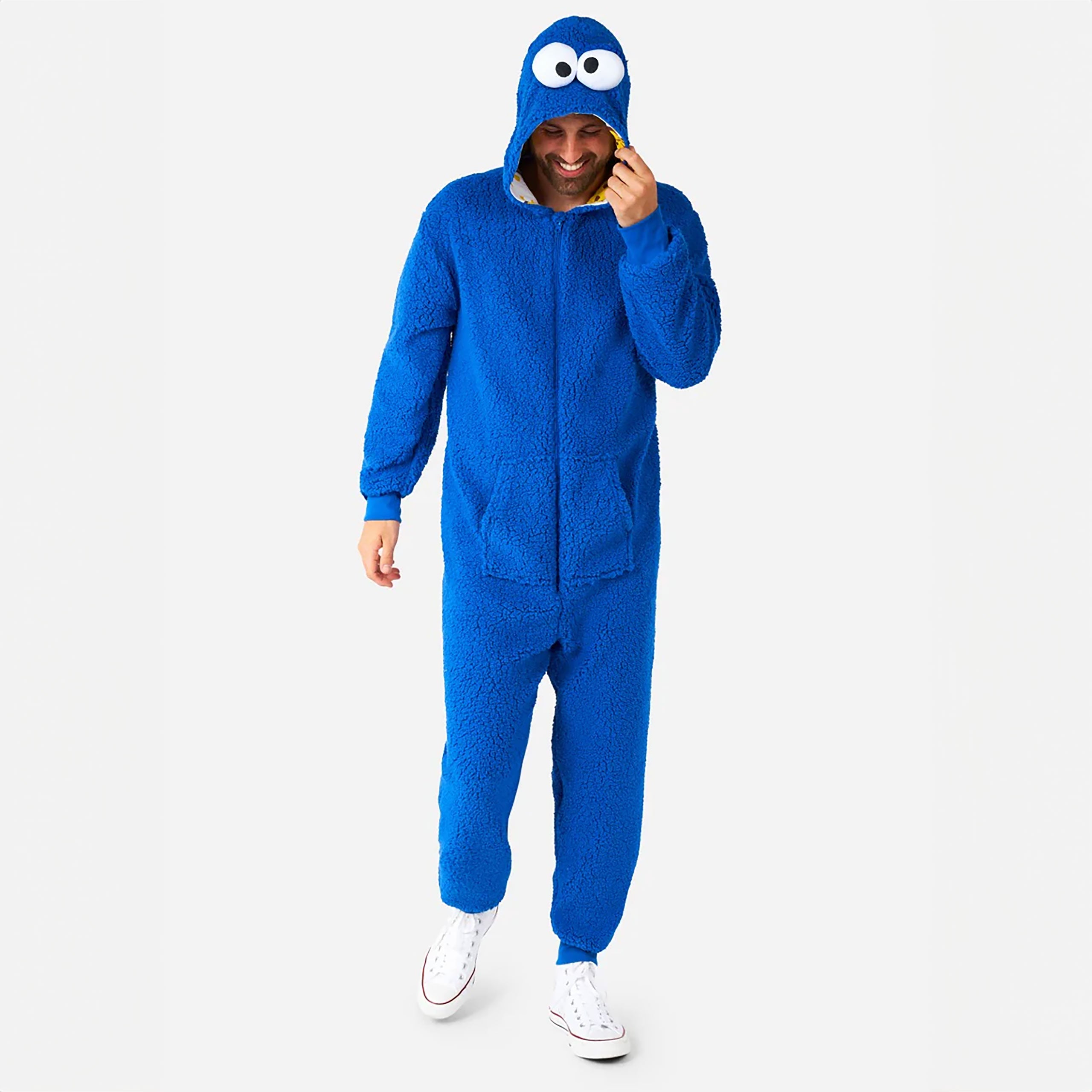 Produktbild Sesamstraße - Cookie Monster Plüsch Onesie für Erwachsene