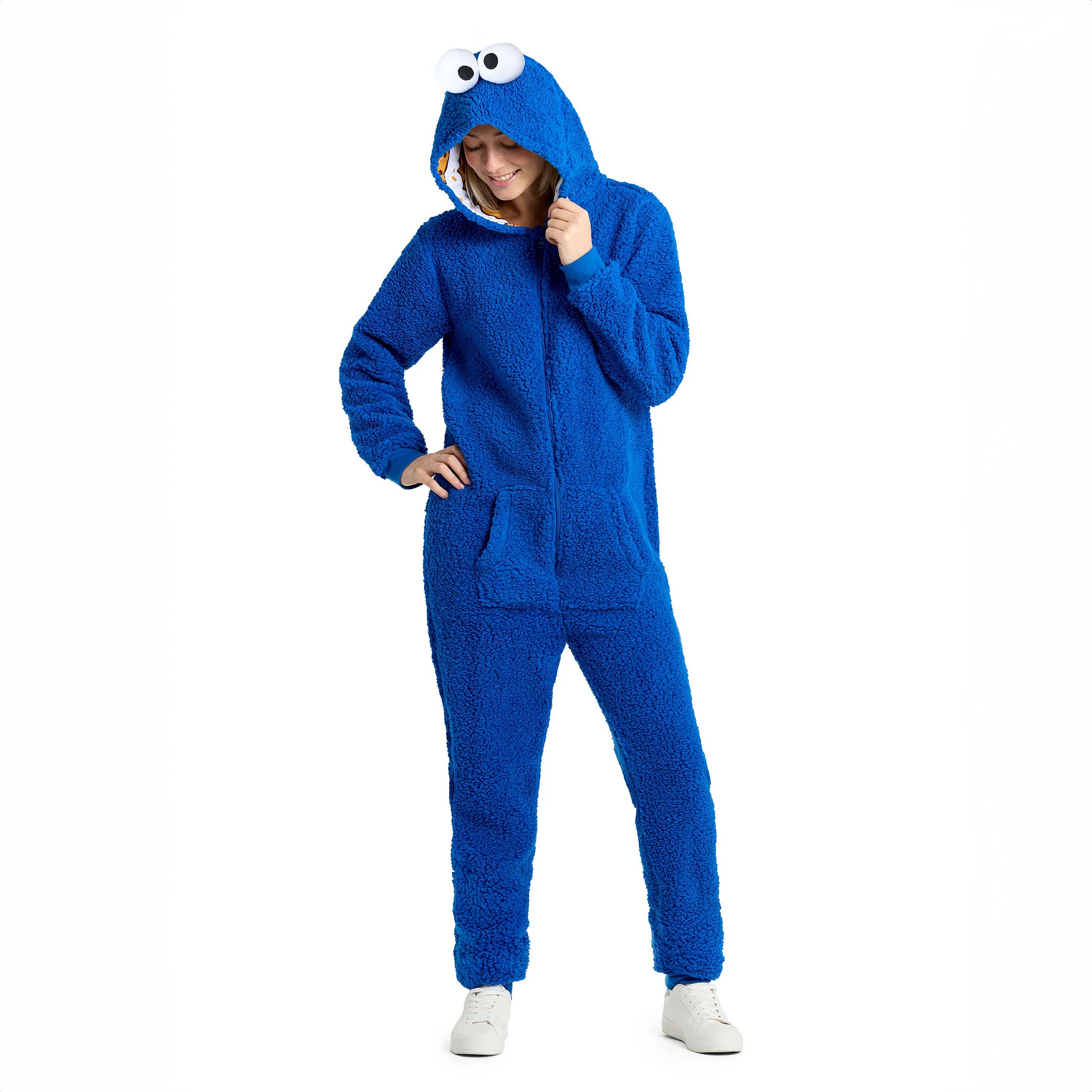 Produktbild Sesamstraße - Cookie Monster Plüsch Onesie für Erwachsene