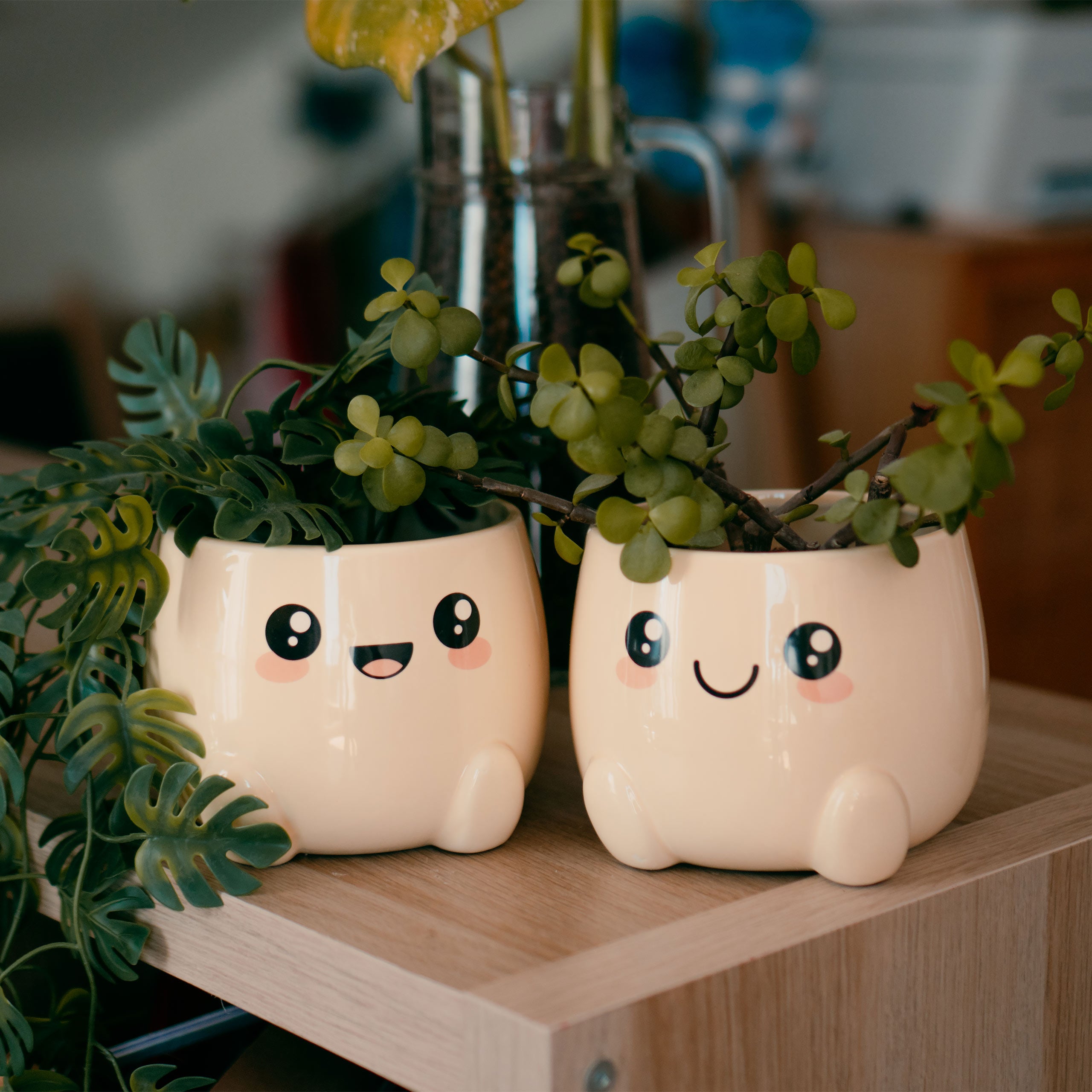 Produktbild Chibi Chow Blumentöpfe 2er Set