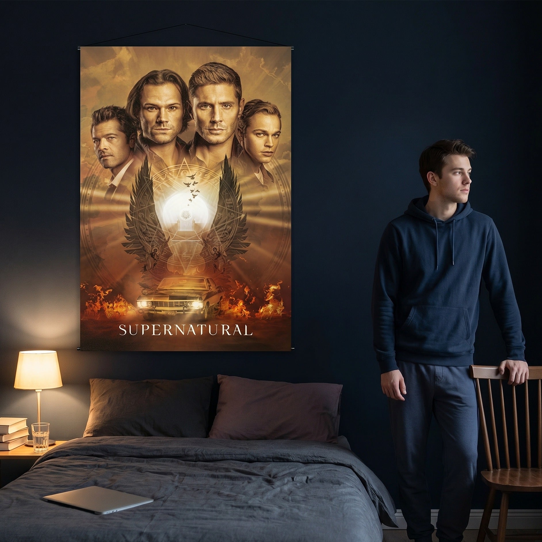 Produktbild Supernatural - Cast Wall Scroll