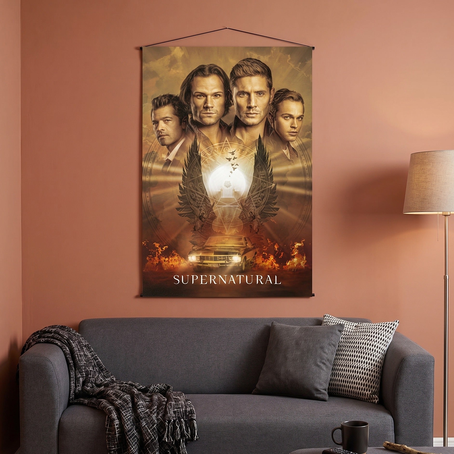 Produktbild Supernatural - Cast Wall Scroll
